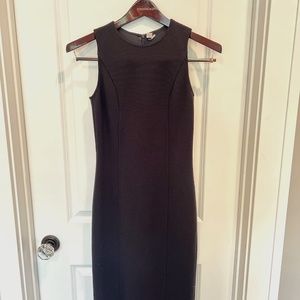 Wolford Black Wool Bodycon Zip Dress Size 6
